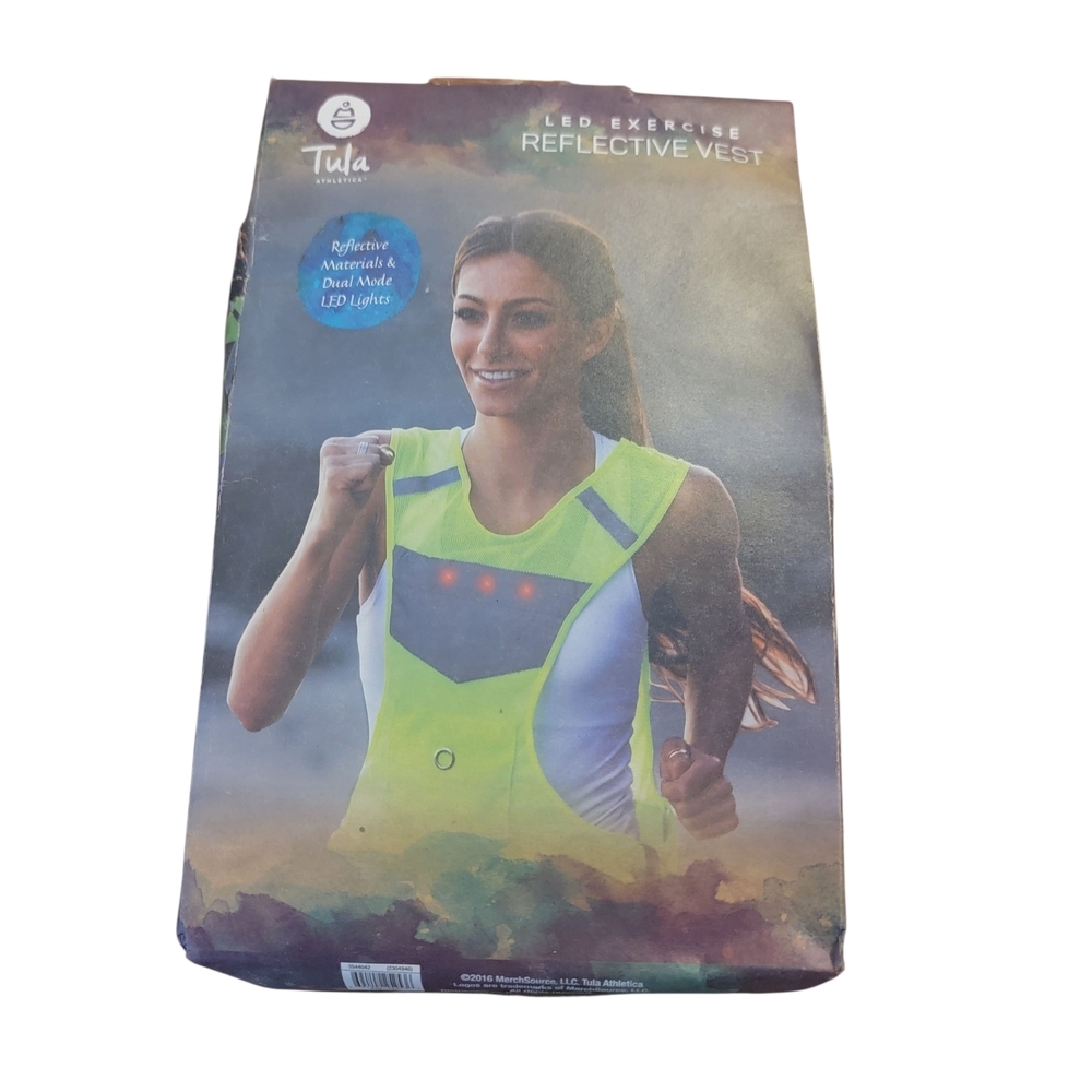 Tula Women's Bright Yellow Reflective Tank Top